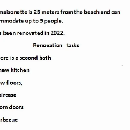 Nyaraló Maisonette 25m From The Sea PalaiónTsiflíkion